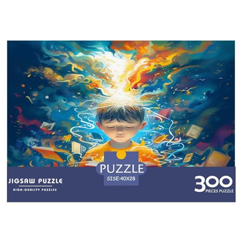 Ozean der Bücher Jigsaw Puzzle 300 Pieces – Nachhaltige Spiele – Puzzle for Adults and Children from 14 Years，Premium Quality Jigsaw Puzzle in Panorama Format von LYJSMDAAA