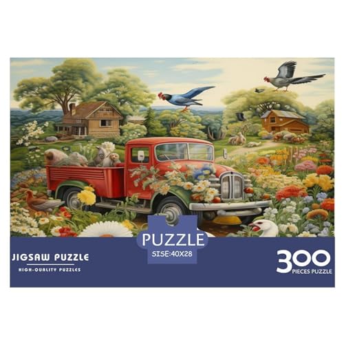 Ranch Puzzle 300 Pieces - Nachhaltige Spiele Jigsaw Puzzle for Adults | Puzzle 1000 |Premium Quality Jigsaw Puzzle in Panorama Format von LYJSMDAAA