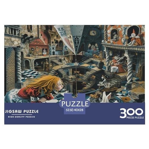 Relativität Jigsaw Puzzle 300 Pieces – Nachhaltige Spiele – Puzzle for Adults and Children from 14 Years，Premium Quality Jigsaw Puzzle in Panorama Format von LYJSMDAAA