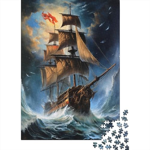 Segelboot Puzzle 1000 Teile Puzzle Erwachsene Schwieriges Schwer Puzzle Für Erwachsene Und Kinder Ab 14 Jahren Puzzel 1000pcs (75x50cm) von LYJSMDAAA