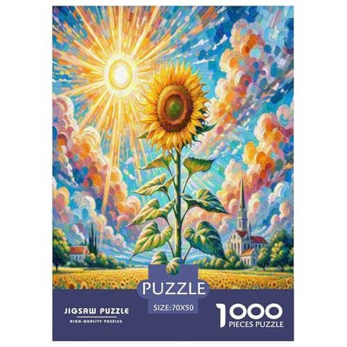 Sonnenblumen Puzzles 1000-teilige Schwer Puzzle Spielzeug Lernspiel Impossible Herausforderungsspielzeug Für Erwachsene Und Kinder in Bewährter 70x50cm/1000pcs Sonnenblumen Puzzles 1000-teilige Schwer Puzzle Spielzeug Lernspiel Impossible Herausforderungsspielzeug Für Erwachsene Und Kinder in Bewährter 70x50cm/1000pcs von LYJSMDAAA