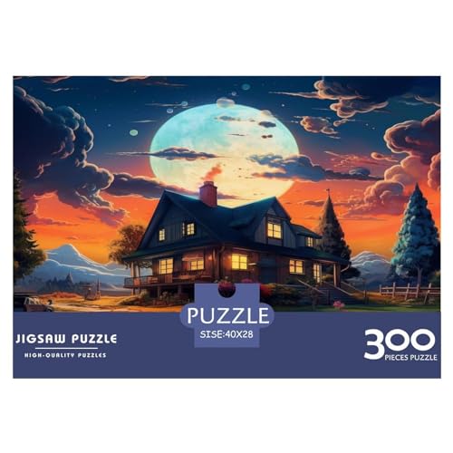 Süße Landschaft Jigsaw Puzzle - Nachhaltige Spiele - 500 Pieces Puzzle for Adults and Children from 10 Years，Premium Quality Jigsaw Puzzle in Panorama Format von LYJSMDAAA