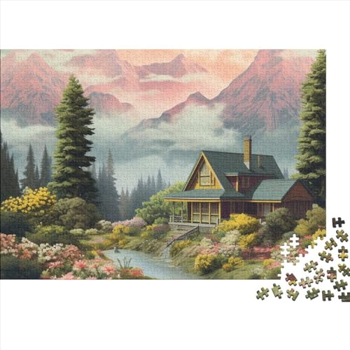 Sweet Landscape Puzzle - 1000 Pieces Premium Quality Jigsaw Puzzle for Adults and Children from 14 Years 2-in-1 Special Edition with Pädagogische Spiele Motifs von LYJSMDAAA