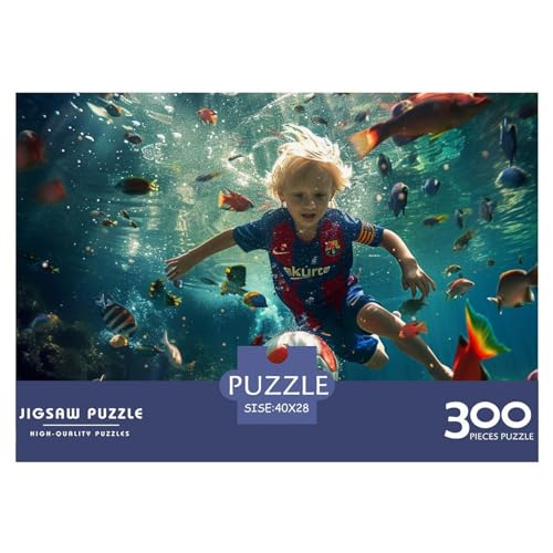 Unterwasserwelt Puzzle - 300 Pieces Premium Quality Jigsaw Puzzle for Adults and Children from 14 Years 2-in-1 Special Edition with Nachhaltige Spiele Motifs von LYJSMDAAA