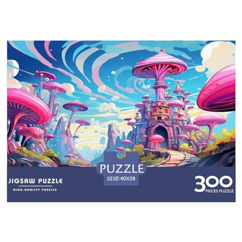 Wunderland Puzzle Nachhaltige Spiele 300 Pieces Puzzle for Adults and Children from 14 Years,Premium Quality Jigsaw Puzzle in Panorama Format von LYJSMDAAA
