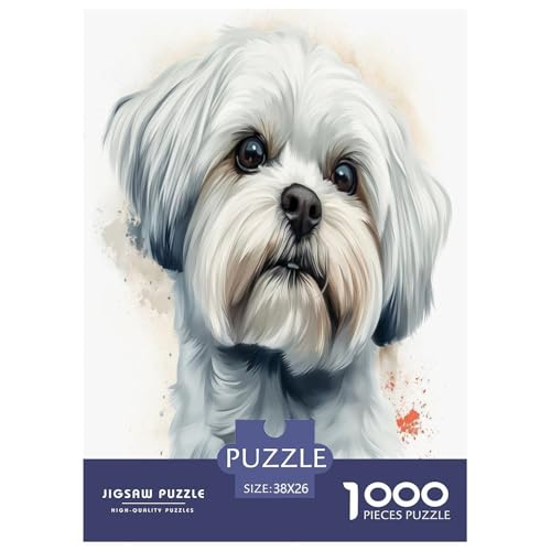 Xishi Hund Puzzle 1000-teilige Schwer Puzzle Spielzeug Lernspiel Impossible Herausforderung Spielzeug Für Erwachsene Und Kinder Ab 14 Jahren 38x26cm/1000pcs Xishi Hund Puzzle 1000-teilige Schwer Puzzle Spielzeug Lernspiel Impossible Herausforderung Spielzeug Für Erwachsene Und Kinder Ab 14 Jahren 38x26cm/1000pcs von LYJSMDAAA
