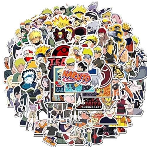 LYLSDSB 100 Stück Anime Naruto Laptop Aufkleber für Auto Motorrad Fahrrad Gepäck Skateboard Snowboard Vinyl Wasserflaschen Wasserdicht Sticker von LYLSDSB