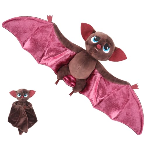 LYPPUL Fledermaus Kuscheltier, Transylvania Fledermaus Plüschtier,Plüsch Spielzeug für Weihnachten, Halloween, Plüsch Puppe, Gefülltes Fledermaus-Spielzeug für Kinder, Erwachsene von LYPPUL