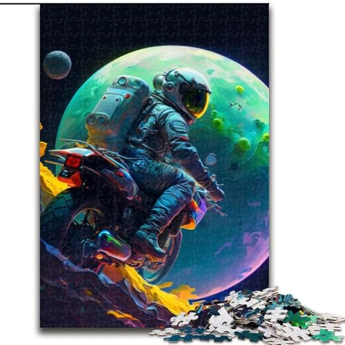 1000-teiliges Puzzle, Astronauten-Motorrad, 1000-teiliges Puzzle, anspruchsvolles Denkspiel für Teenager, Spaß für den Spieleabend mit der Familie, Größe: 38x26cm 1000-teiliges Puzzle, Astronauten-Motorrad, 1000-teiliges Puzzle, anspruchsvolles Denkspiel für Teenager, Spaß für den Spieleabend mit der Familie, Größe: 38x26cm von LYXIANY