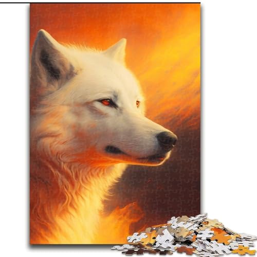 1000-teiliges Puzzle Fantasy Wolf, unmögliches Puzzle für Erwachsene, Denkspiel, interaktives Familienspiel, geeignet für Kinder ab 14 Jahren, Größe 38x26cm 1000-teiliges Puzzle Fantasy Wolf, unmögliches Puzzle für Erwachsene, Denkspiel, interaktives Familienspiel, geeignet für Kinder ab 14 Jahren, Größe 38x26cm von LYXIANY