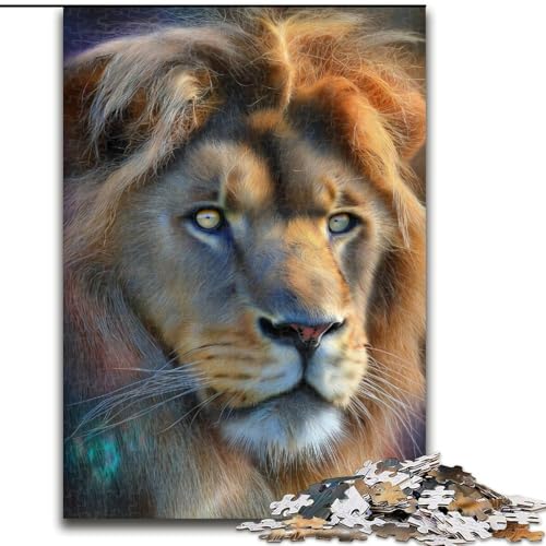 1000-teiliges Puzzle Löwen-Puzzle aus Holz, perfekt als Dekoration für Zuhause und Büro, Partys, Geburtstage und Feiertagsgeschenke, Größe 50x75cm 1000-teiliges Puzzle Löwen-Puzzle aus Holz, perfekt als Dekoration für Zuhause und Büro, Partys, Geburtstage und Feiertagsgeschenke, Größe 50x75cm von LYXIANY