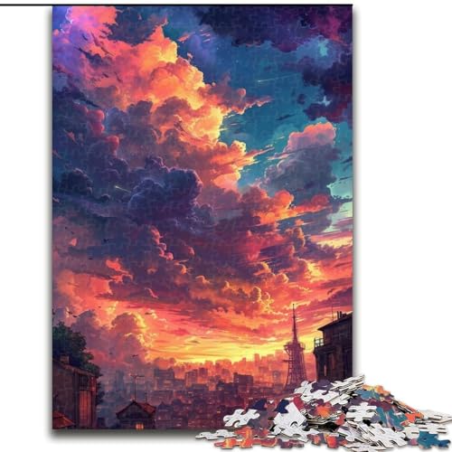 1000-teiliges Puzzle für Erwachsene, Eiffelturm in Paris, Puzzle 1000 Teile für Erwachsene, anspruchsvolles DIY-Denkspiel für Teenager, Größe 38x26cm 1000-teiliges Puzzle für Erwachsene, Eiffelturm in Paris, Puzzle 1000 Teile für Erwachsene, anspruchsvolles DIY-Denkspiel für Teenager, Größe 38x26cm von LYXIANY