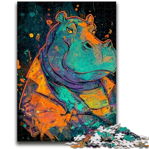 1000-teiliges Puzzle für Erwachsene und Jugendliche, Fantasy-Nilpferd-Spielzeug, Denkspiel zur Heimdekoration, für Kinder ab 14 Jahren, 50x75cm 1000-teiliges Puzzle für Erwachsene und Jugendliche, Fantasy-Nilpferd-Spielzeug, Denkspiel zur Heimdekoration, für Kinder ab 14 Jahren, 50x75cm von LYXIANY
