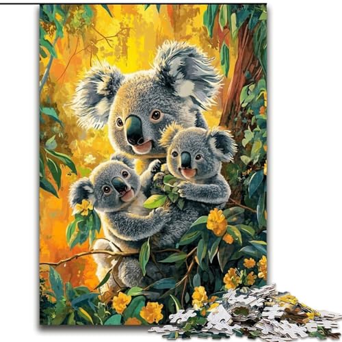 1000-teiliges Puzzle für Erwachsene und Jugendliche, Koala, Quizspiel, Wanddekoration, einzigartige Geburtstags, 26x38cm 1000-teiliges Puzzle für Erwachsene und Jugendliche, Koala, Quizspiel, Wanddekoration, einzigartige Geburtstags, 26x38cm von LYXIANY