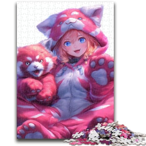 1000-teiliges Puzzle für Jugendliche und Erwachsene, Anime-Puzzle „Rotes Panda-Mädchen“, ab 14 Jahren, Quizspiel, Spaß für Aktivitäten zu Hause, Geburtstagsgeschenk, Reisegeschenke, 26x38cm 1000-teiliges Puzzle für Jugendliche und Erwachsene, Anime-Puzzle „Rotes Panda-Mädchen“, ab 14 Jahren, Quizspiel, Spaß für Aktivitäten zu Hause, Geburtstagsgeschenk, Reisegeschenke, 26x38cm von LYXIANY