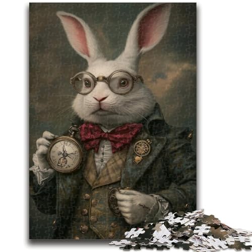 1000-teiliges Puzzle für Jugendliche und Erwachsene, Edler Hase, ab 14 Jahren, Denkspiel, Weihnachts- und Geburtstagsgeschenke, 26x38cm 1000-teiliges Puzzle für Jugendliche und Erwachsene, Edler Hase, ab 14 Jahren, Denkspiel, Weihnachts- und Geburtstagsgeschenke, 26x38cm von LYXIANY