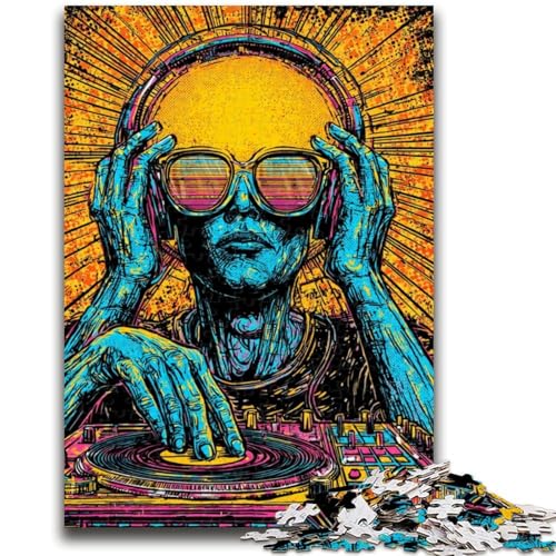 1000-teiliges Puzzle für Jugendliche und Erwachsene, Pop-Art-Sonnenbrille, für Kinder ab 14 Jahren, Quizspiel, Spaß für zu Hause, Geburtstagsgeschenk, Reisegeschenke, 50x75cm 1000-teiliges Puzzle für Jugendliche und Erwachsene, Pop-Art-Sonnenbrille, für Kinder ab 14 Jahren, Quizspiel, Spaß für zu Hause, Geburtstagsgeschenk, Reisegeschenke, 50x75cm von LYXIANY
