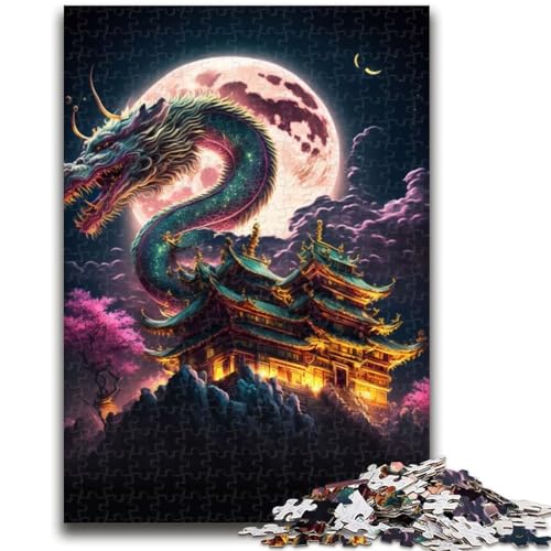 1000-teiliges Puzzle mit Drachenmotiv, Japanisches Lernspiel, Herausforderung, Spielzeug, Wanddekoration, einzigartige Geburtstags, 50x75cm 1000-teiliges Puzzle mit Drachenmotiv, Japanisches Lernspiel, Herausforderung, Spielzeug, Wanddekoration, einzigartige Geburtstags, 50x75cm von LYXIANY