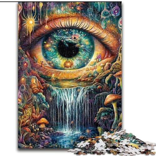 Puzzle 1000 Teile für Erwachsene „Eye of The Mountain“ aus Karton, anspruchsvolles DIY-Denkspiel, interaktives Familienspiel, Größe 26X38cm Puzzle 1000 Teile für Erwachsene „Eye of The Mountain“ aus Karton, anspruchsvolles DIY-Denkspiel, interaktives Familienspiel, Größe 26X38cm von LYXIANY