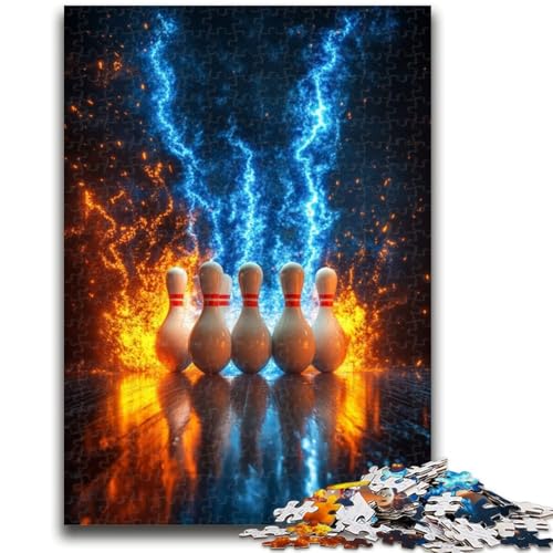 Puzzle 1000 Teile für Erwachsene Bowling Sport Lernspiele Heimdekoration Geburtstagsgeschenk, Geschenke für Alter 14+ 50x75cm Puzzle 1000 Teile für Erwachsene Bowling Sport Lernspiele Heimdekoration Geburtstagsgeschenk, Geschenke für Alter 14+ 50x75cm von LYXIANY
