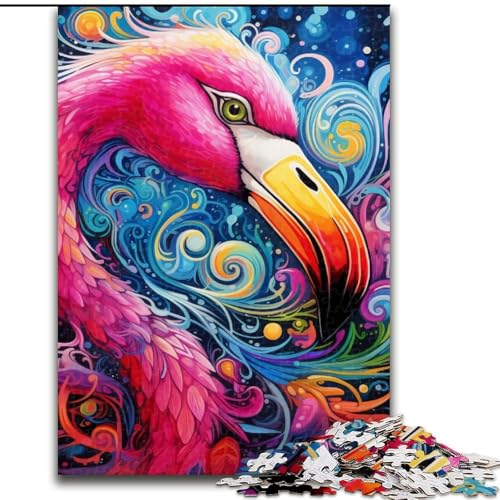 Puzzle 1000 Teile für Erwachsene Flamingo-Puzzles für Erwachsene Geburtstagsgeschenkidee, anspruchsvolles Denkspiel 50x75cm Puzzle 1000 Teile für Erwachsene Flamingo-Puzzles für Erwachsene Geburtstagsgeschenkidee, anspruchsvolles Denkspiel 50x75cm von LYXIANY