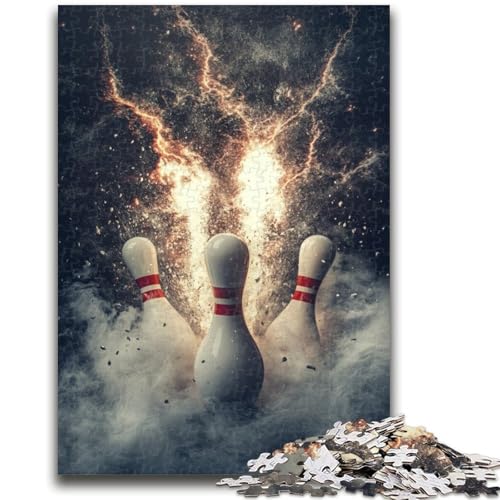 Puzzle 1000 Teile für Jugendliche Bowling Sport für und ab 14 Jahren Mitmachspiel Weihnachtsspiel Geschenke 50x75cm Puzzle 1000 Teile für Jugendliche Bowling Sport für und ab 14 Jahren Mitmachspiel Weihnachtsspiel Geschenke 50x75cm von LYXIANY