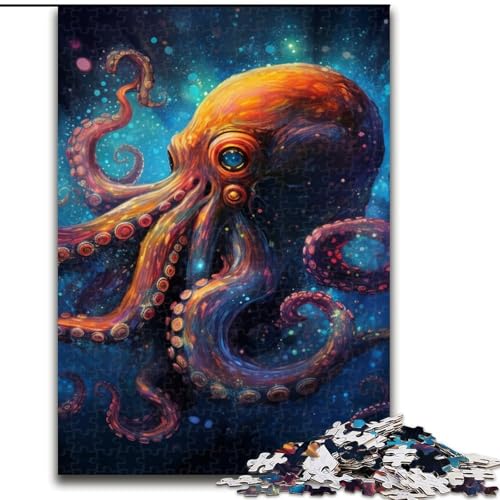 Puzzle 1000 Teile für Teenager, Geschenke für Galaxie-Oktopus, Stressabbau, schwierige Herausforderung, ganze Familie, 50x75cm Puzzle 1000 Teile für Teenager, Geschenke für Galaxie-Oktopus, Stressabbau, schwierige Herausforderung, ganze Familie, 50x75cm von LYXIANY