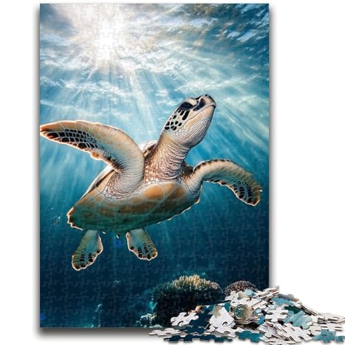 Puzzle 1000 Teile für Teenager, Meeresschildkröte, ab 14 Jahren, Quizspiel, Spaß für zu Hause, Geburtstagsgeschenk, Reisegeschenk, 26x38cm Puzzle 1000 Teile für Teenager, Meeresschildkröte, ab 14 Jahren, Quizspiel, Spaß für zu Hause, Geburtstagsgeschenk, Reisegeschenk, 26x38cm von LYXIANY