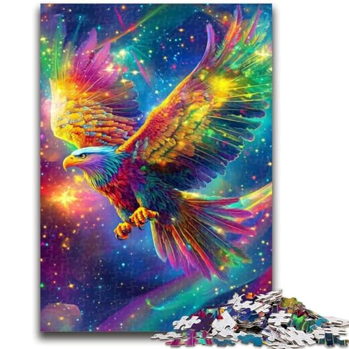 Puzzle 1000 Teile für Teenager, Regenbogenadler, ab 14 Jahren, Quizspiel, Spaß für zu Hause, Geburtstagsgeschenk, Reisegeschenk, 50x75cm Puzzle 1000 Teile für Teenager, Regenbogenadler, ab 14 Jahren, Quizspiel, Spaß für zu Hause, Geburtstagsgeschenk, Reisegeschenk, 50x75cm von LYXIANY