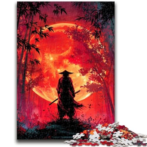 Puzzle 1000 Teile für Teenager Ninja unter dem Blutmond für Kinder ab 14 Jahren, Quizspiel, Spaß für zu Hause, Geburtstagsgeschenk, Reisegeschenk, 26x38cm Puzzle 1000 Teile für Teenager Ninja unter dem Blutmond für Kinder ab 14 Jahren, Quizspiel, Spaß für zu Hause, Geburtstagsgeschenk, Reisegeschenk, 26x38cm von LYXIANY