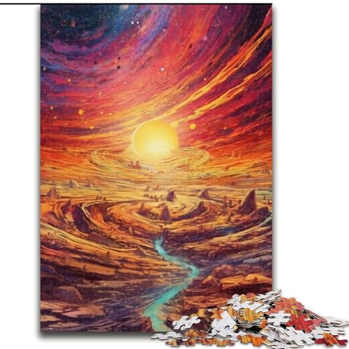 Puzzle Berg der Träume, Holzpuzzle für Erwachsene, Größe 50x75cm, Eltern, Partner, Freunde – ab 14 Jahren Puzzle Berg der Träume, Holzpuzzle für Erwachsene, Größe 50x75cm, Eltern, Partner, Freunde – ab 14 Jahren von LYXIANY