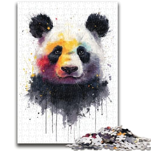 Puzzle für Erwachsene, 1000 Teile, Aquarell-Panda-Spielzeug, Lernspiele, Stressabbau, geeignet für die Schreibtischdekoration, 50x75cm Puzzle für Erwachsene, 1000 Teile, Aquarell-Panda-Spielzeug, Lernspiele, Stressabbau, geeignet für die Schreibtischdekoration, 50x75cm von LYXIANY