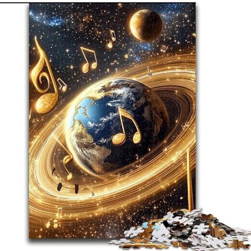 Puzzle für Erwachsene, 1000 Teile, Musik, Galaxie, Erde, Spielspielzeug, jedes Teil ist einzigartig – anspruchsvolles Familienspiel für Kinder ab 14 Jahren, 26x38cm Puzzle für Erwachsene, 1000 Teile, Musik, Galaxie, Erde, Spielspielzeug, jedes Teil ist einzigartig – anspruchsvolles Familienspiel für Kinder ab 14 Jahren, 26x38cm von LYXIANY