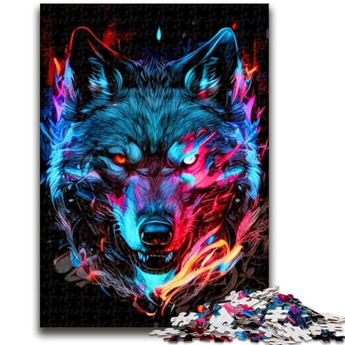Puzzle für Erwachsene, 1000 Teile, Wolf-Denkspiel, Lernspiel für Geburtstag, Weihnachten, für 14-Jährige, 50x75cm Puzzle für Erwachsene, 1000 Teile, Wolf-Denkspiel, Lernspiel für Geburtstag, Weihnachten, für 14-Jährige, 50x75cm von LYXIANY
