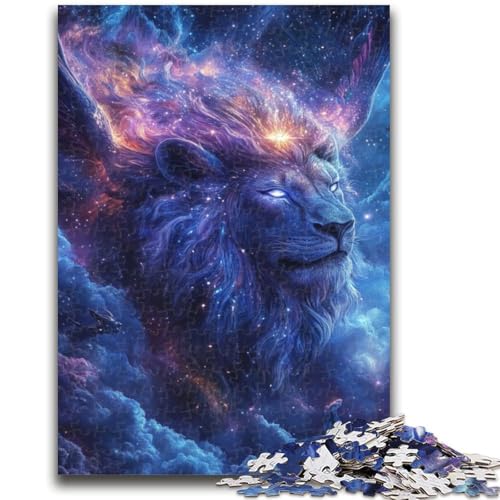 Puzzle für Erwachsene, 1000 Teile, kosmischer Löwe, für Alter 14+, Quizspiel, Spaß bei Heimaktivitäten, Geburtstagsgeschenk, Reisegeschenke, 50x75cm Puzzle für Erwachsene, 1000 Teile, kosmischer Löwe, für Alter 14+, Quizspiel, Spaß bei Heimaktivitäten, Geburtstagsgeschenk, Reisegeschenke, 50x75cm von LYXIANY