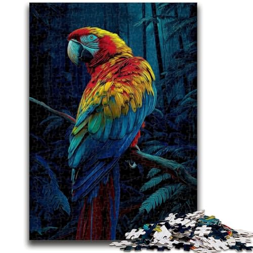 Puzzle für Erwachsene, 1000 Teile, schönes Papageienspielzeug, Lernspiele, Stressabbau, geeignet für die Schreibtischdekoration, 26x38cm Puzzle für Erwachsene, 1000 Teile, schönes Papageienspielzeug, Lernspiele, Stressabbau, geeignet für die Schreibtischdekoration, 26x38cm von LYXIANY