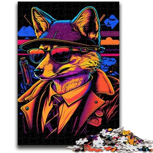 Puzzle für Erwachsene, 1000 Teile, schwierig, Rotfuchs, Doktor, Gangster, Lernspiele, DIY-Spielzeug, ganze Familie, 50x75cm Puzzle für Erwachsene, 1000 Teile, schwierig, Rotfuchs, Doktor, Gangster, Lernspiele, DIY-Spielzeug, ganze Familie, 50x75cm von LYXIANY