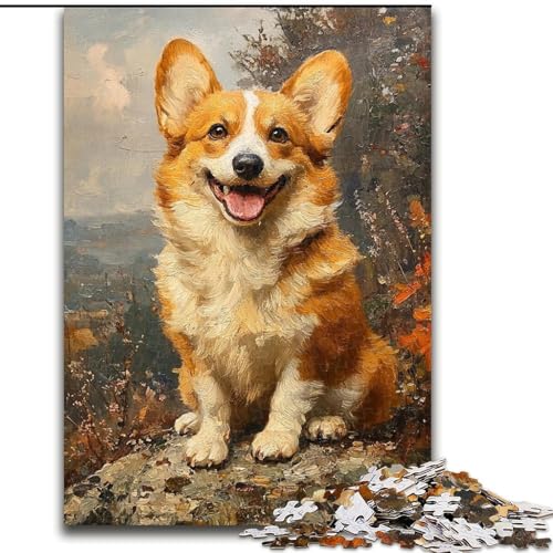 Puzzle für Erwachsene, 1000 Teile, schwieriges Tier, Dackel, hilft dem Gehirn, süchtig machendes Spielzeug zu trainieren, um Geduld zu fördern, perfekte Dekoration, 38x26cm Puzzle für Erwachsene, 1000 Teile, schwieriges Tier, Dackel, hilft dem Gehirn, süchtig machendes Spielzeug zu trainieren, um Geduld zu fördern, perfekte Dekoration, 38x26cm von LYXIANY