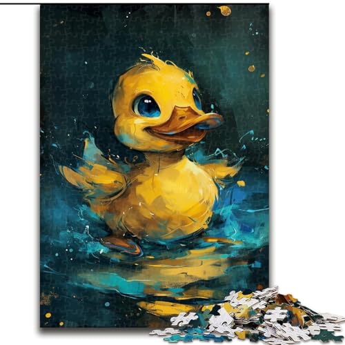 Puzzle für Erwachsene, 1000 Teile, süße kleine gelbe Ente, Holzpuzzle, Größe 50x75cm, ideal für Familienspaß, Entspannung Puzzle für Erwachsene, 1000 Teile, süße kleine gelbe Ente, Holzpuzzle, Größe 50x75cm, ideal für Familienspaß, Entspannung von LYXIANY