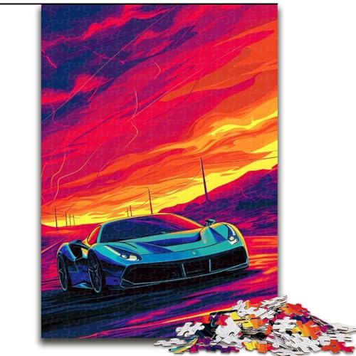 Puzzle für Erwachsene, 1000 farbenfrohe Klassische Sportwagen-Puzzles für Erwachsene, Größe 38x26cm, für Teenager und Familienspaß – DIY-Denkspiel als Geschenk Puzzle für Erwachsene, 1000 farbenfrohe Klassische Sportwagen-Puzzles für Erwachsene, Größe 38x26cm, für Teenager und Familienspaß – DIY-Denkspiel als Geschenk von LYXIANY