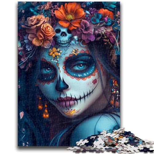 Puzzle für Erwachsene, 1000 mexikanische Totenkopfmädchen, für Lernspiele, Herausforderungsspielzeug, ganze Familie, 50x75cm Puzzle für Erwachsene, 1000 mexikanische Totenkopfmädchen, für Lernspiele, Herausforderungsspielzeug, ganze Familie, 50x75cm von LYXIANY