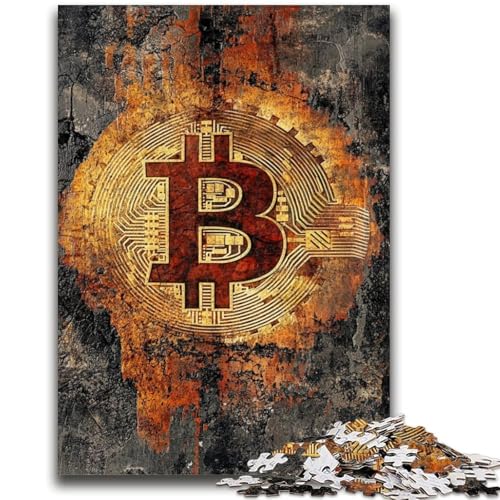 Puzzle für Erwachsene, 1000-teiliges Puzzle, Graffiti-Bitcoin, hilft dem Gehirn, süchtig machendes Spielzeug zu trainieren, um Geduld zu fördern, perfekte Dekoration, 26x38cm Puzzle für Erwachsene, 1000-teiliges Puzzle, Graffiti-Bitcoin, hilft dem Gehirn, süchtig machendes Spielzeug zu trainieren, um Geduld zu fördern, perfekte Dekoration, 26x38cm von LYXIANY