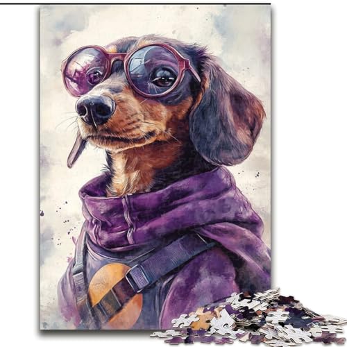 Puzzle für Erwachsene, 1000-teiliges Superman-Dackel-Puzzle aus Holz, ideal für Familienspaß Feiertage, Geburtstage, Größe 50x75cm Puzzle für Erwachsene, 1000-teiliges Superman-Dackel-Puzzle aus Holz, ideal für Familienspaß Feiertage, Geburtstage, Größe 50x75cm von LYXIANY