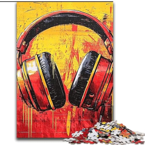 Puzzle für Teenager, 1000 Puzzles, künstlerische Kopfhörer, Lernspiele, Heimdekoration, Lernspiel für Geburtstag, Weihnachten, 26x38cm Puzzle für Teenager, 1000 Puzzles, künstlerische Kopfhörer, Lernspiele, Heimdekoration, Lernspiel für Geburtstag, Weihnachten, 26x38cm von LYXIANY