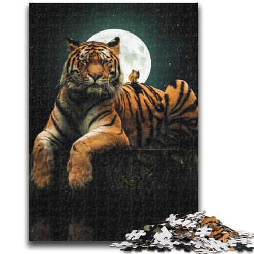 Puzzle für Teenager, 1000 Teile, Der Tiger und das Eichhörnchen, anspruchsvoll zu vervollständigen, Aber lustiges und humorvolles Lernspiel zum Geburtstag, 50x75cm Puzzle für Teenager, 1000 Teile, Der Tiger und das Eichhörnchen, anspruchsvoll zu vervollständigen, Aber lustiges und humorvolles Lernspiel zum Geburtstag, 50x75cm von LYXIANY