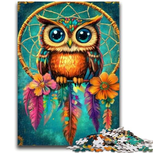 Puzzle für Teenager, 1000 süße Eulen, Lernspiel, Herausforderung, Spielzeug, Wanddekoration, einzigartige Geburtstags, 26x38cm Puzzle für Teenager, 1000 süße Eulen, Lernspiel, Herausforderung, Spielzeug, Wanddekoration, einzigartige Geburtstags, 26x38cm von LYXIANY