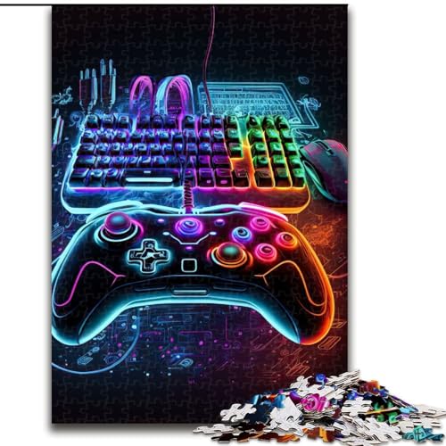 Puzzle mit 1000 Teilen, Neon-Puzzle für Erwachsene, anspruchsvolles Denkspiel für Teenager, Spaß für die ganze Familie, DIY-Geschenk zur Heimdekoration, Größe 26x38cm Puzzle mit 1000 Teilen, Neon-Puzzle für Erwachsene, anspruchsvolles Denkspiel für Teenager, Spaß für die ganze Familie, DIY-Geschenk zur Heimdekoration, Größe 26x38cm von LYXIANY