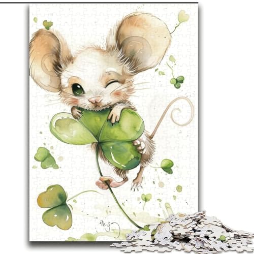 Puzzles für Erwachsene und Jugendliche, Puzzle, schönes Aquarell-Maus-Quizspiel, ganze Familie, 70x100cm Puzzles für Erwachsene und Jugendliche, Puzzle, schönes Aquarell-Maus-Quizspiel, ganze Familie, 70x100cm von LYXIANY