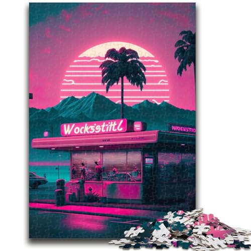 Puzzles für Erwachsene und Jugendliche, Puzzle-Dinner-Sonnenuntergang-Quizspiel, ganze Familie, 26x38cm Puzzles für Erwachsene und Jugendliche, Puzzle-Dinner-Sonnenuntergang-Quizspiel, ganze Familie, 26x38cm von LYXIANY