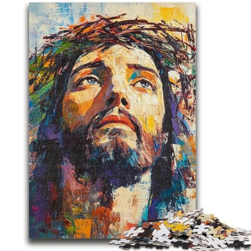 Puzzles für Erwachsene und Jugendliche, Puzzle Jesus, geeignet für Personen ab 14 Jahren, Lernspiel, Herausforderung, Spielzeug, Geschenk für Geburtstage, 50x75cm Puzzles für Erwachsene und Jugendliche, Puzzle Jesus, geeignet für Personen ab 14 Jahren, Lernspiel, Herausforderung, Spielzeug, Geschenk für Geburtstage, 50x75cm von LYXIANY